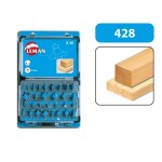 Zestaw frezów trzpieniowych widiowych 30szt.