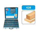 Zestaw frezów trzpieniowych widiowych 66szt.