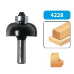 Frez trzpieniowy widiowy 38x19xR12 trzpień  8mm