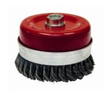 Szczotka doczołowa splatana do metalu 100/M14 0.5 mm 