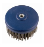 Szczotka nylonowa średnica 130 M14 Gr. 60 niebieska