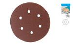 Papier ścierny krążek na rzep 150 mm Gr. 150 (8 otworów)
