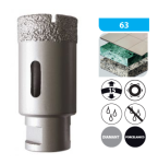 Korona diamentowa 72x50 terakota/glazura/marmur/granit/gres/kamień 