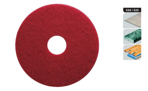 Włóknina szlifierska 406 mm grubość 25 mm czerwona