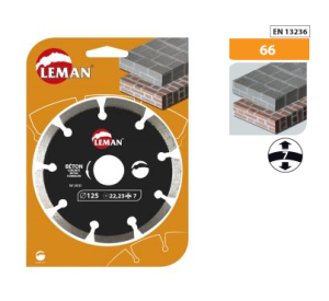 Tarcza diamentowa 230x22,23 mm wys. 7 beton/cegła