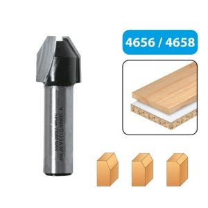 Frez trzpieniowy widiowy 12x13x45° trzpień  6mm