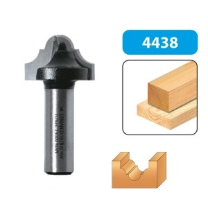 Frez trzpieniowy widiowy 19x13xR 4 trzpień  8mm