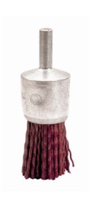 Szczotka nylon 6x30 średnica 20 mm czerwona