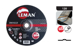 Tarcza do szlifowania metalu 230x7,0x22,23 mm Inox