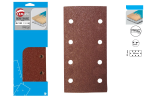 Papier ścierny arkusz na rzep 93x185 Gr. 120-40 (8 otworów) 6 szt.