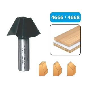 Frez trzpieniowy widiowy 24x9x45° trzpień  6mm