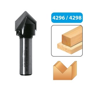 Frez trzpieniowy widiowy 10x13 trzpień 8mm 90º