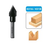 Frez trzpieniowy widiowy 15x13 trzpień 6mm 60º