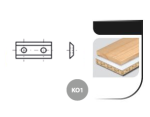 Płytka wymienna 30x12x1,5 HM KO1 