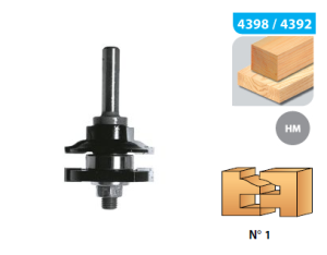 Frez trzpieniowy widiowy 41x25 trzpień 12mm Nr 1