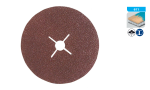 Krążek fibrowy 125x25 mm Gr. 24 metal/drewno