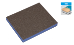 Gąbka szlifierska dwustronna 98x120x13 mm Gr. 100